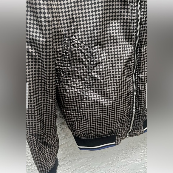 Prada Reversible Bomber Jacket US40 (IT50) Black Grey - Picture 7 of 11